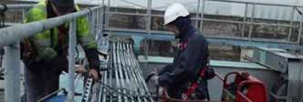 tuyauterie cablage sur site